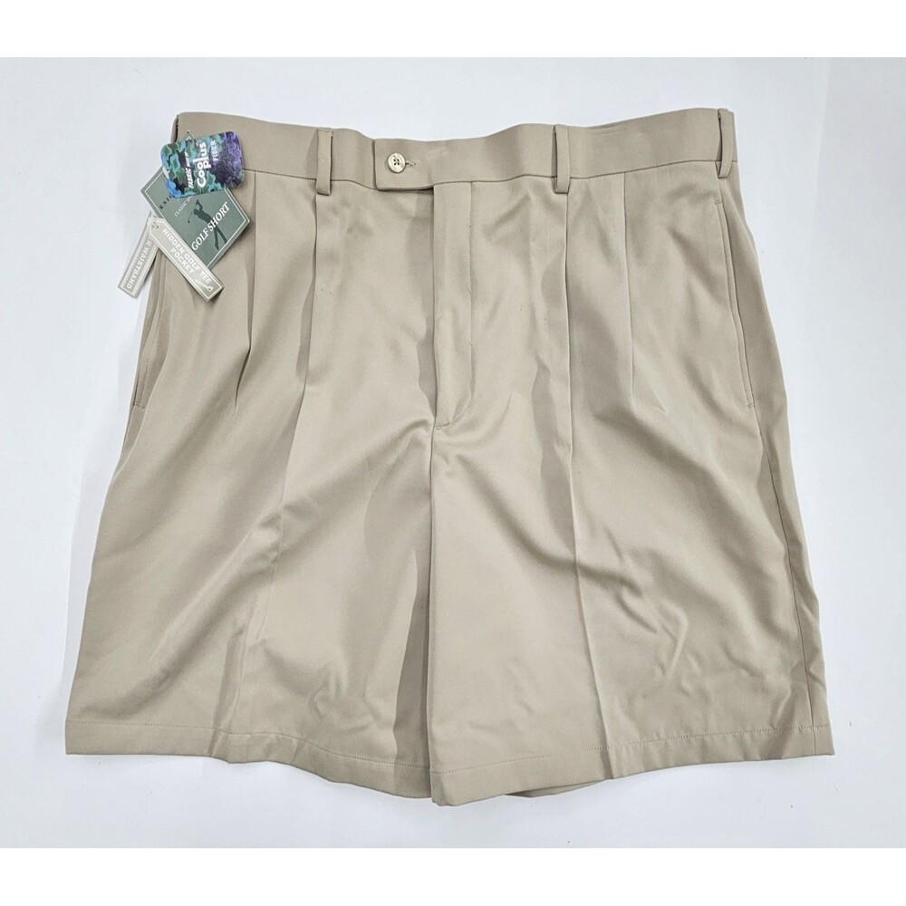 VTG Kmart Knightsbridge Mens Golf Shorts Size 42 Khaki Tan Deadstock Y2K NWT